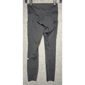 Lululemon Fast Free 7/8 Tight II *Non-Reflective Nulux 25" Black Size 4